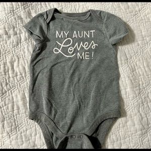 Girls size 6-9 months onesie